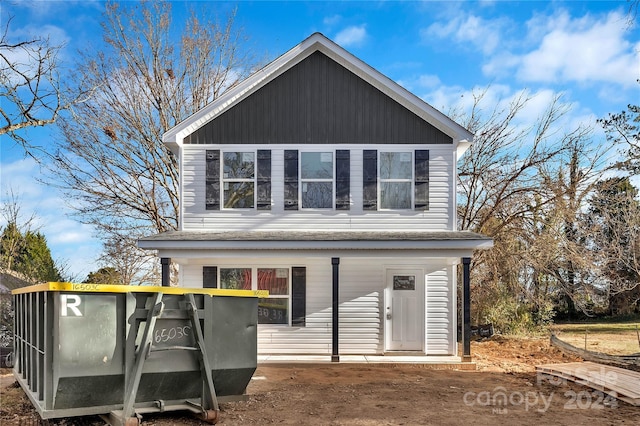 view of front of home