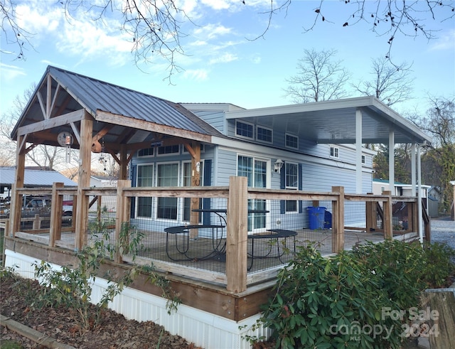 view of rear view of house