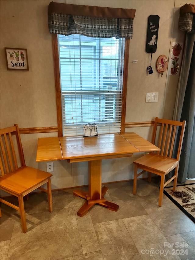 view of dining space