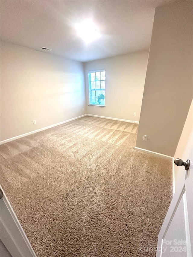 spare room with carpet floors