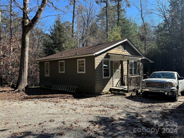 view of front of home