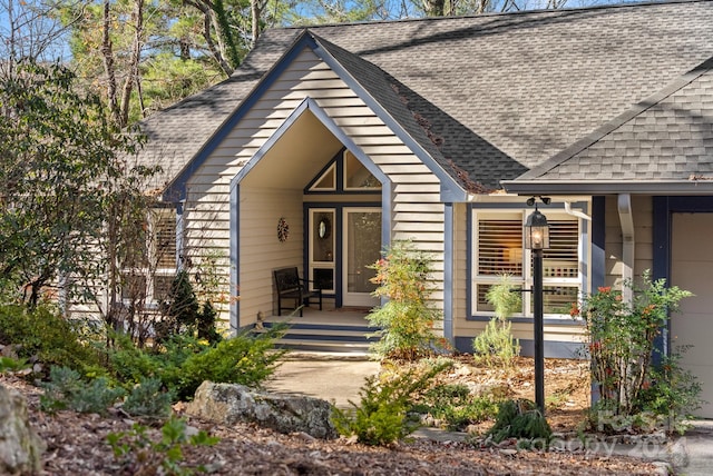 view of front of home with covered porch