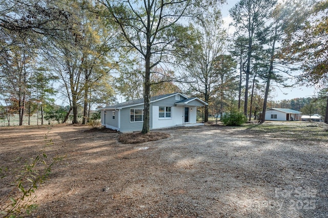 view of ranch-style home