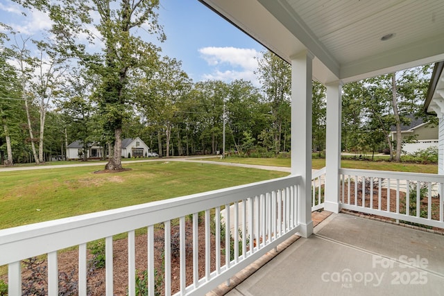 view of patio / terrace featuring a porch