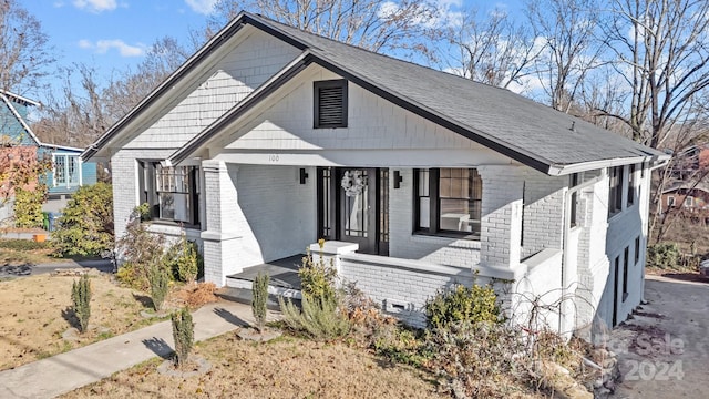 bungalow with a porch