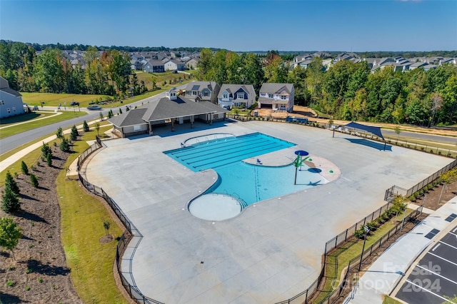 view of pool