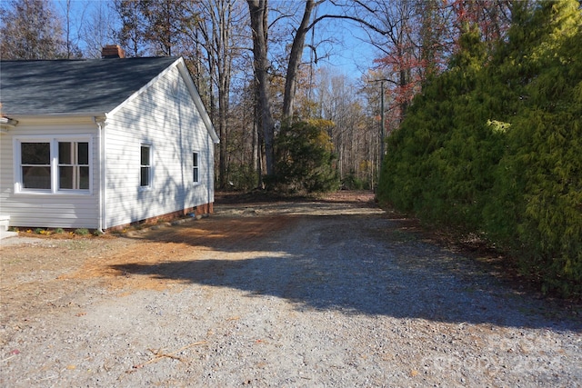 view of side of home