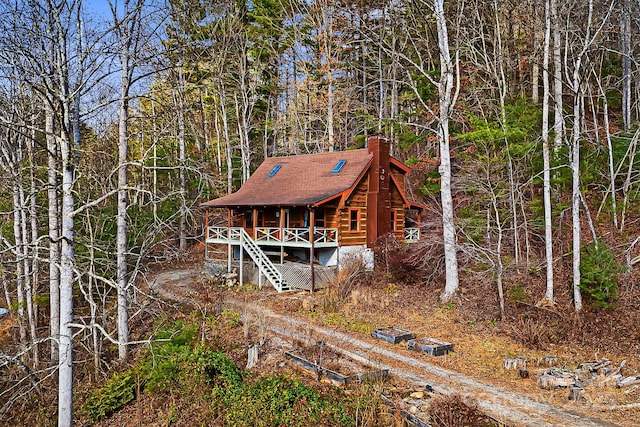 view of rear view of house