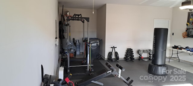 view of exercise room