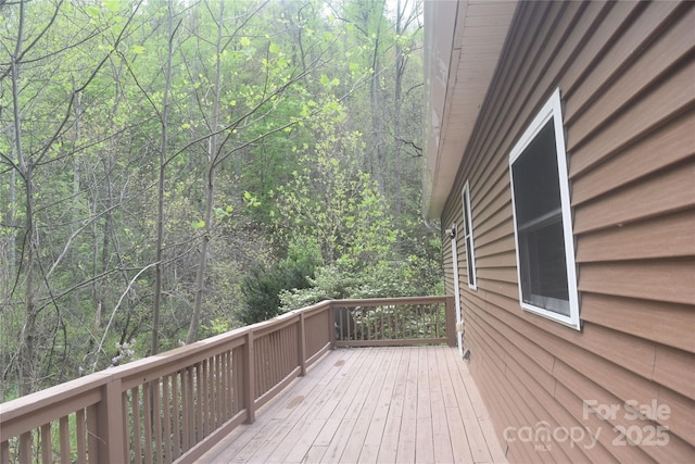 278 Kelses Valley Dr, Mars Hill, NC 28754 - deck featuring a forest view