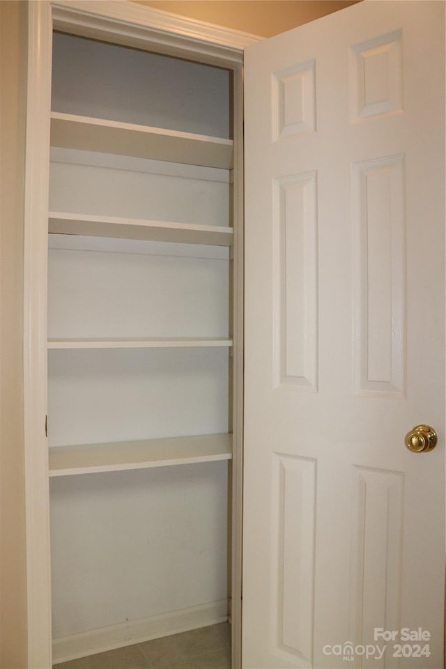 view of closet