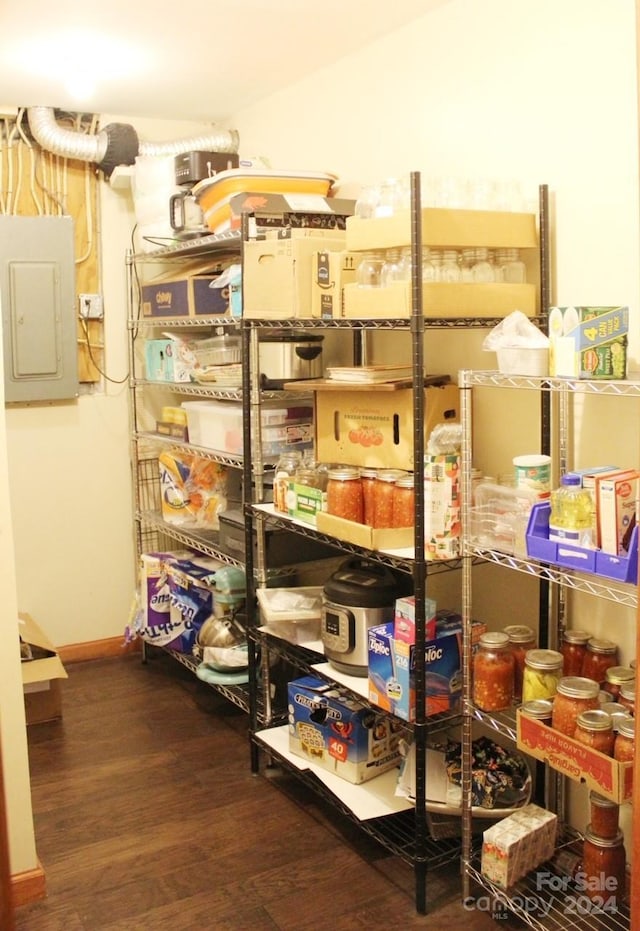 storage featuring electric panel