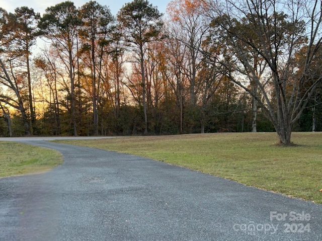 view of road