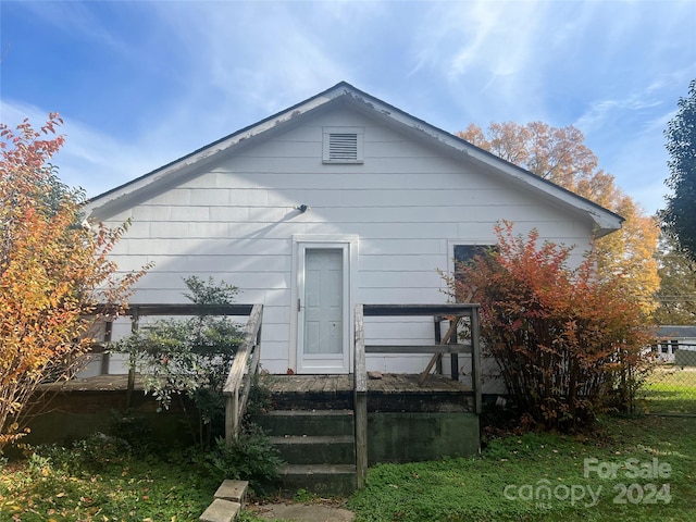 707 7th St, Spencer, NC 28159 - back of house