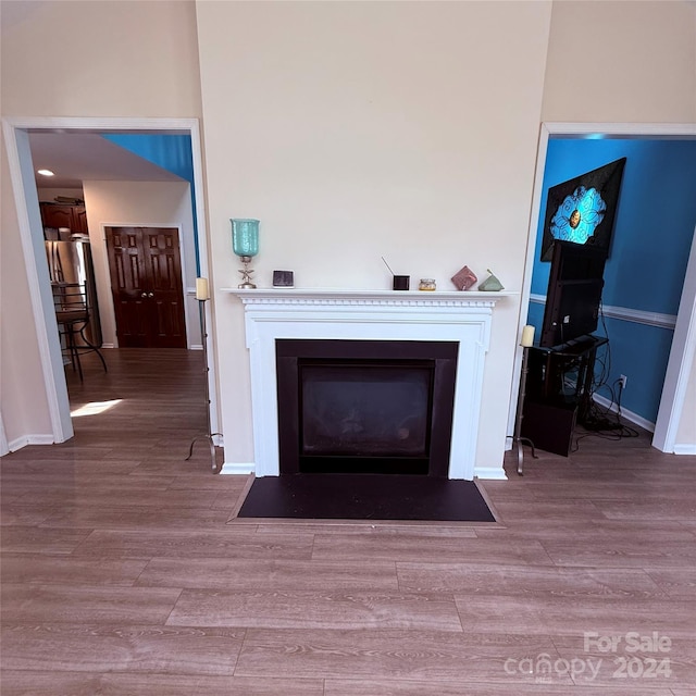 room details with wood-type flooring