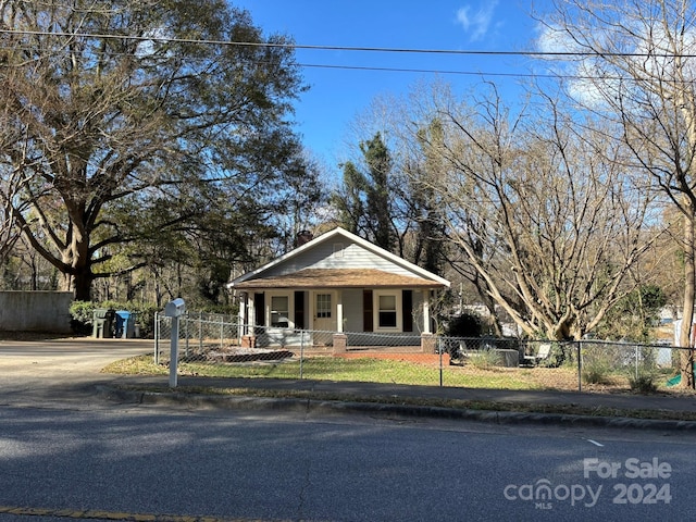 bungalow-style house featuring a porch