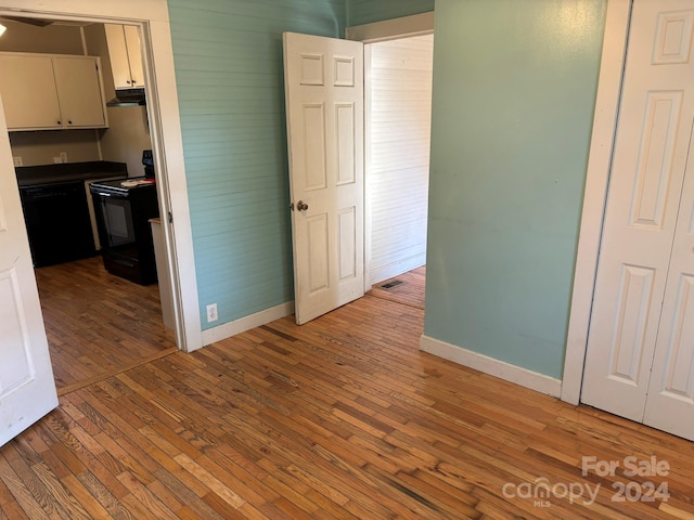 interior space with light wood-type flooring