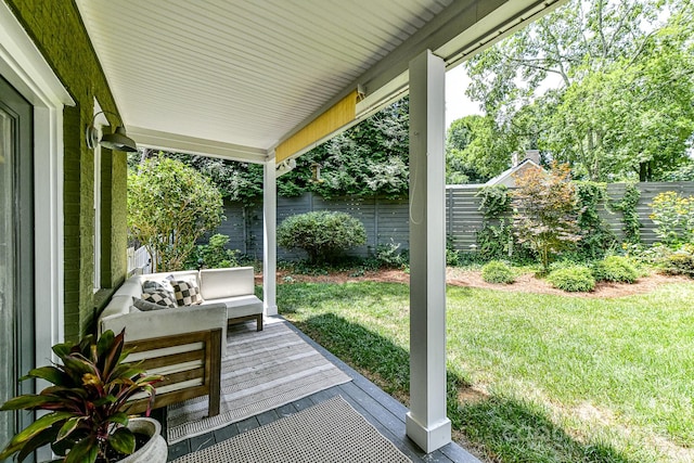 view of patio