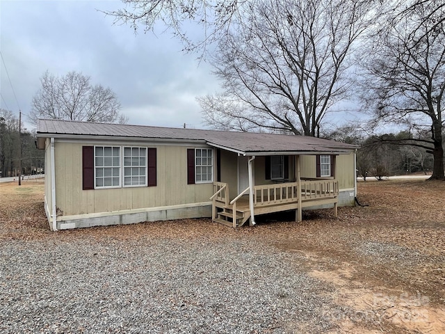 view of manufactured / mobile home