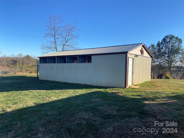 364 Moriah Church Rd, Casar, NC 28020 - view of outbuilding with a playground