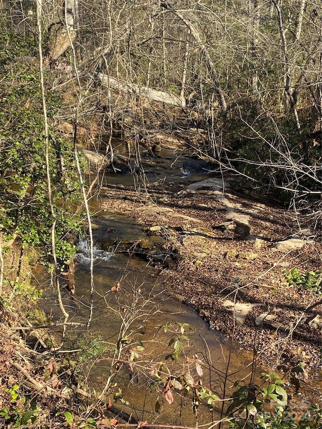 view of landscape with a water view