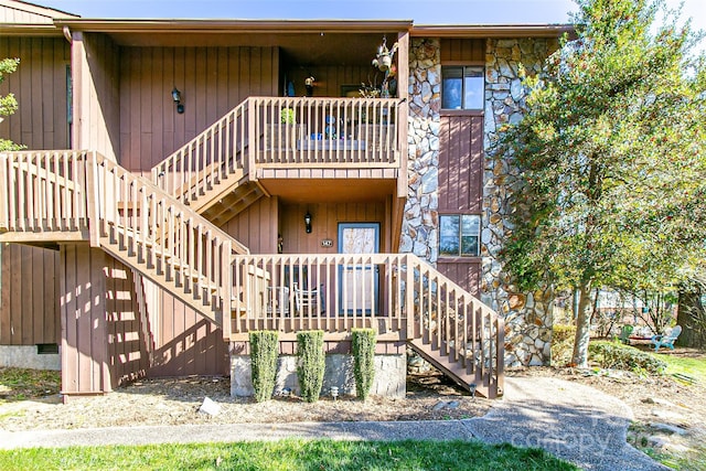 view of rear view of property