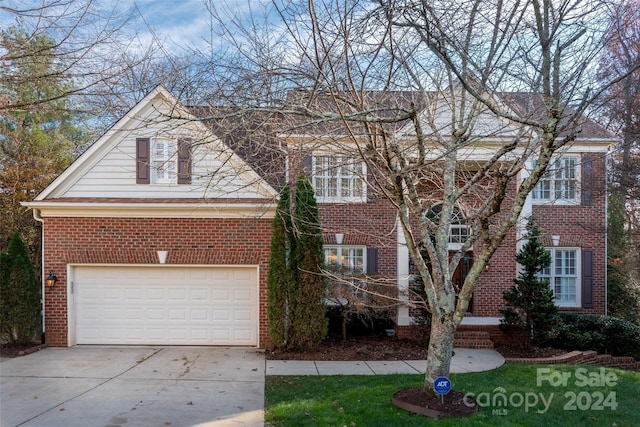 front facade featuring a garage