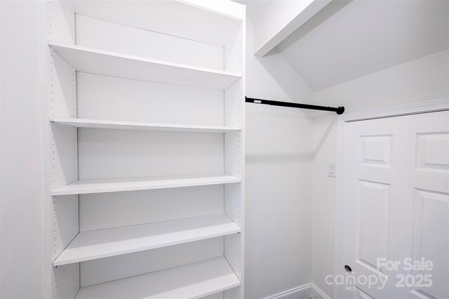 6534 Providence Rd, Charlotte, NC 28226 - walk in closet with lofted ceiling