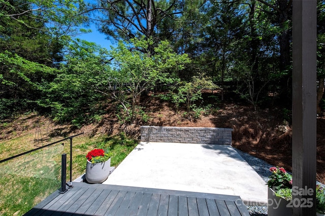 6534 Providence Rd, Charlotte, NC 28226 - wooden terrace featuring a patio area