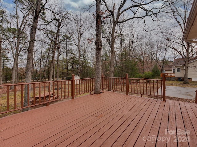 view of deck