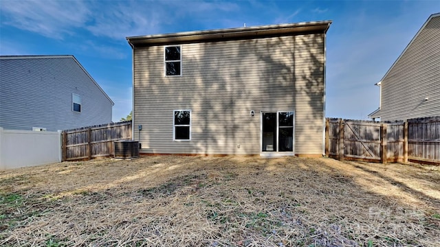 view of back of property