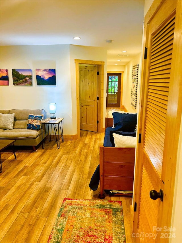 229 Seton Rd, Lake Lure, NC 28746 - bedroom featuring wood finished floors and recessed lighting