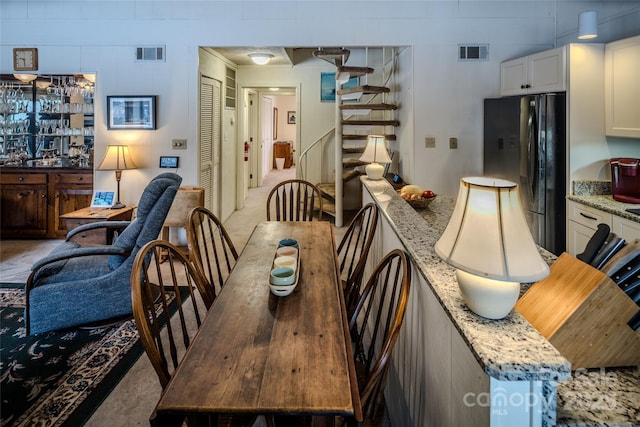 300 Glenwood Ln Unit K-38, Sugar Mountain, NC 28604 - dining space with light carpet