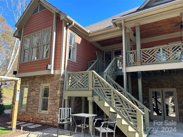 view of rear view of house