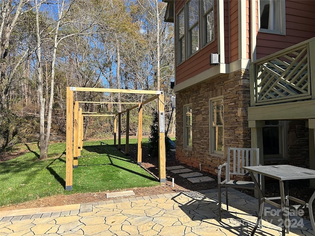 view of patio