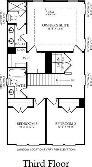 4003 Bourne Ct Lot 41, Charlotte, NC 28262 - floor plan / room layout
