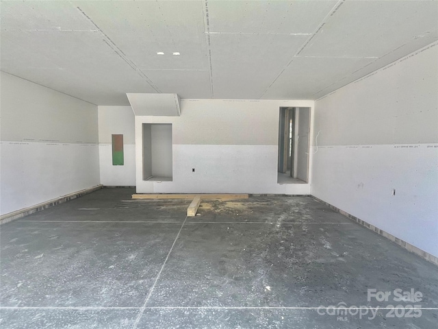 garage featuring electric panel