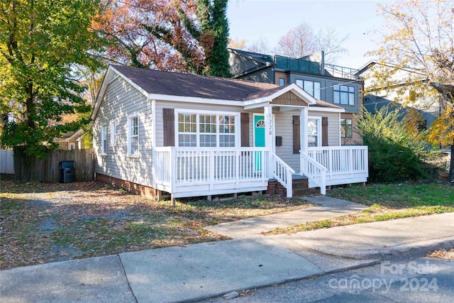 view of front of home