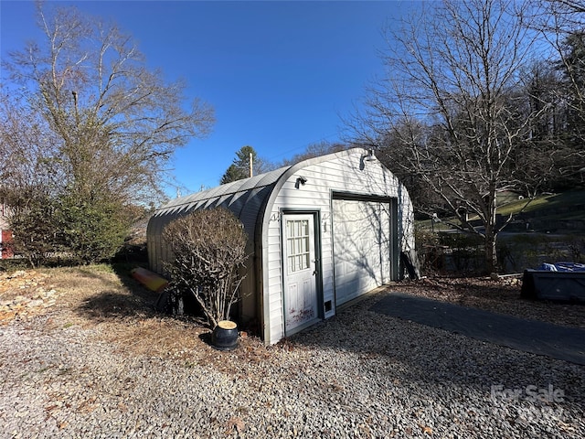 view of outbuilding