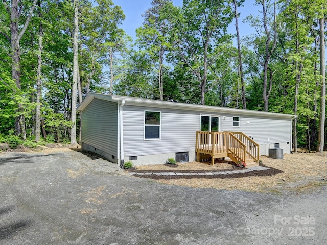 20 Windy Mountain Ln Unit 1, Hendersonville, NC 28792 - manufactured / mobile home featuring crawl space and central AC