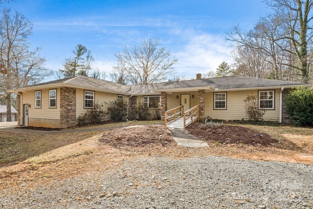 view of ranch-style house