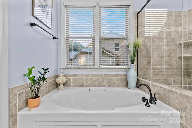 bathroom with a bathing tub