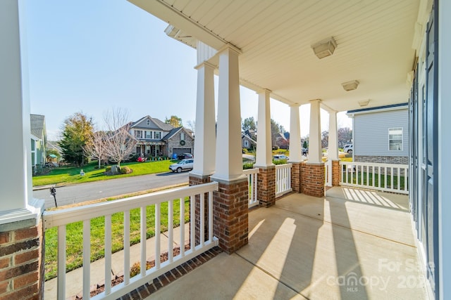 view of patio / terrace featuring a porch