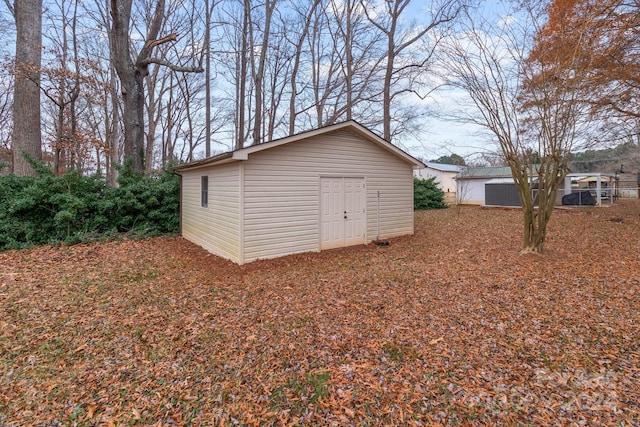 view of outbuilding