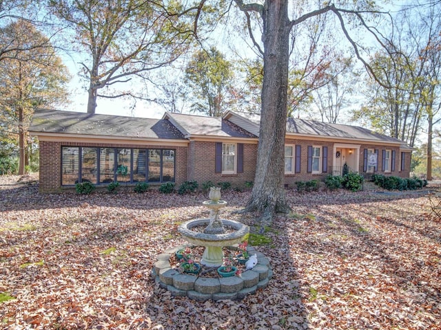 view of ranch-style home