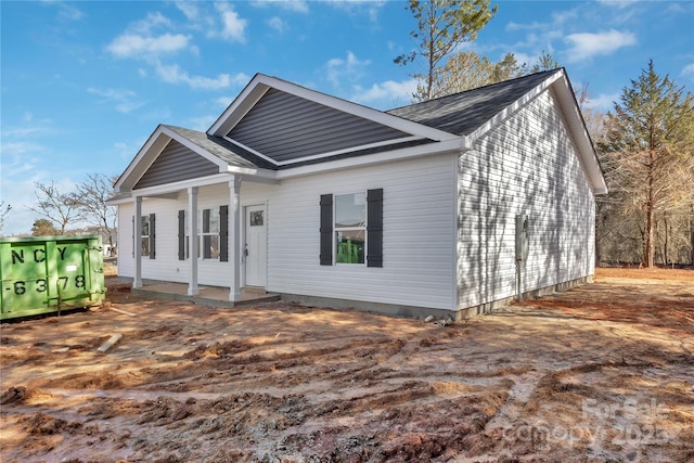 view of front of property