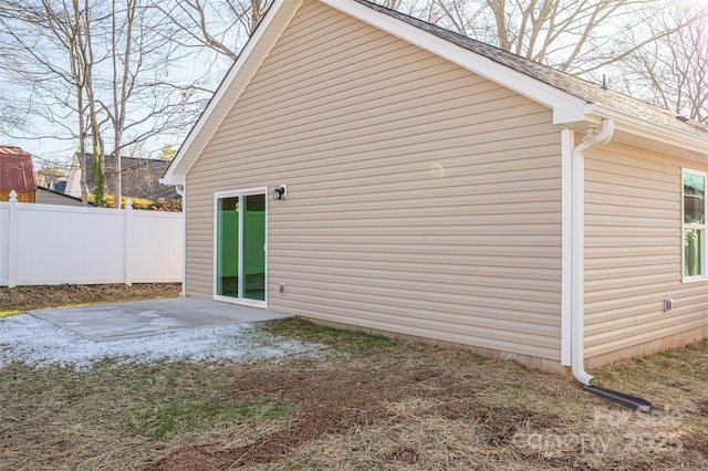 back of house featuring a patio