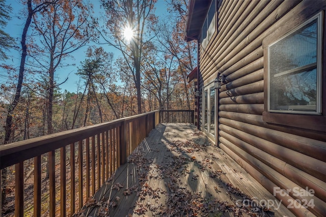 view of deck