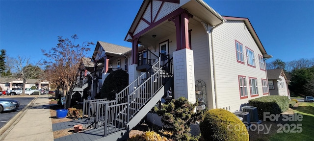 view of property exterior with cooling unit