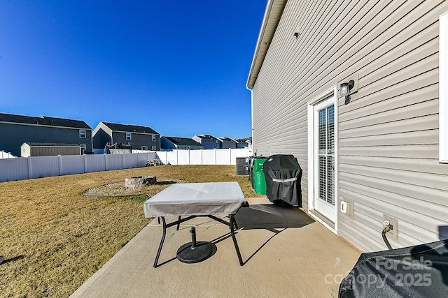 view of patio / terrace featuring area for grilling